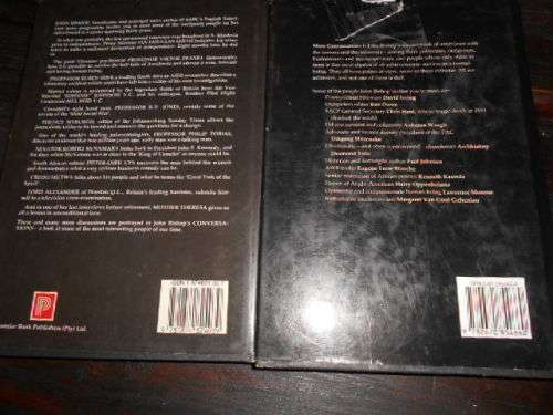 2 BOOKS JOHN BISHOP - CONVERSATIONS and MORE CONVERSATIONS 1990 and 1993