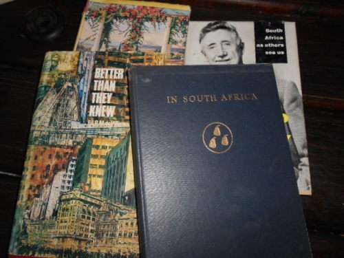 4 books - BELOVED COUNTRY- BETTER THEY KNEW,-GOLDEN LAND and IN SOUTH AFRICA F Brett YOUNG