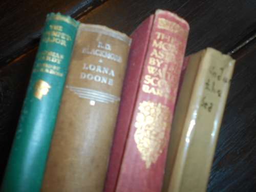4 small story books Lorna Doone, 25 thousand leagues under the sea, The Monastery & TheTrumpet Major