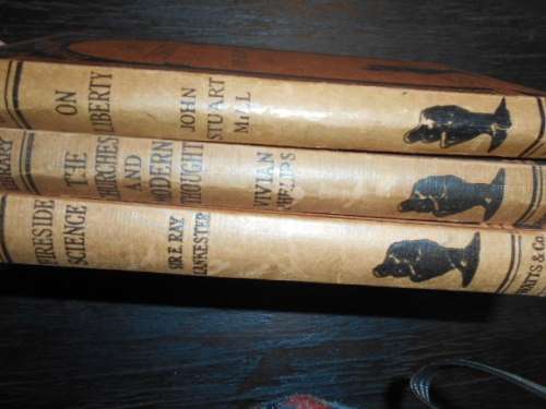 THINKERS LIBRARY 3 SMALL BOOKS -  CHURCHES, FIRESIDE SCIENCE, ON LIBERTY