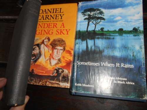 3 books - K Meadows - Sometimes it Rains (biography) D Carney under raging sky and H Bloom Episode