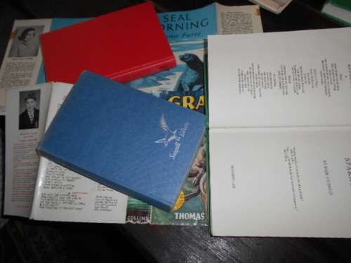 THREE BOOKS -  GRAY THE STORY OF A BRAVE DOG, SEAL MORNING,  EPISODE OF SPARROWS