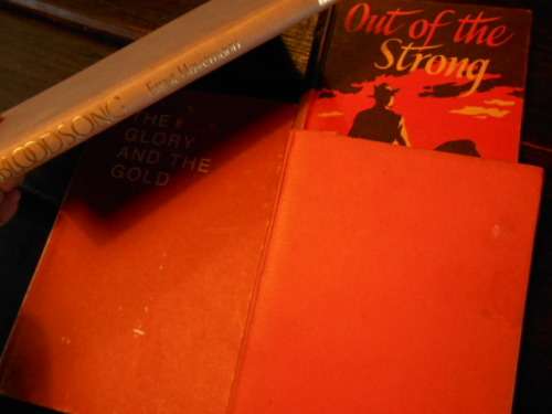 4 BOOKS - BLOODSONG,  GLORY and GOLD,, OUT OF STRONG, and JOHANNESBURG FRIDAY