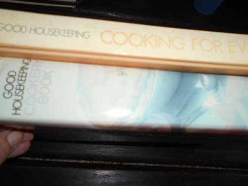 2 GOOD HOUSEKEEPING: books  COOKERY FOR EVERYONE and REVISED COOKERY