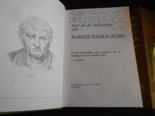 JT BENADE -Keur uit die redevoerings Marcus Tullius Cicero (Manualia composita) (Afrikaans Edition)