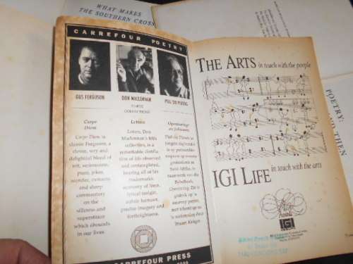 4 POETRY BOOKS - CM STIMIE -  COOL WEB, SOUTHERN CROSS, POETRY NOW,  NEW CONTRAST