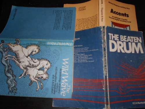 3 SOFTBACK POEMBOOKS - ACCENTS, THE WILD WAVE and THE BEATEN DRUM