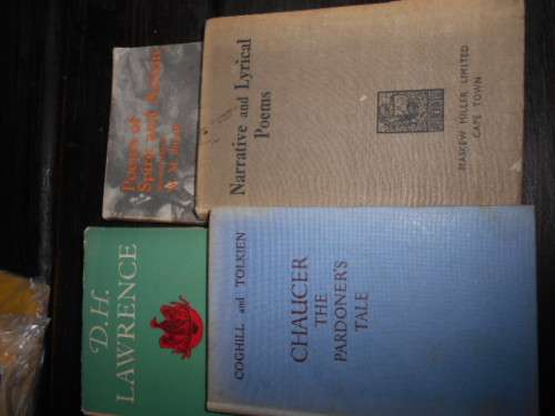 4 POEM BOOKS -  OF SPIRIT, NARRATIVE and POEMS, COMPLETE POEMS VOL 1 and CHAUCER Coghill