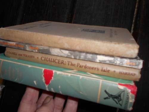 4 POEM BOOKS -  OF SPIRIT, NARRATIVE and POEMS, COMPLETE POEMS VOL 1 and CHAUCER Coghill