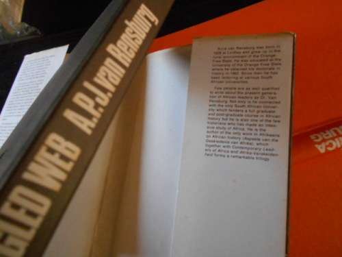 3 BOOKS - - TANGLED WEB , AFRIKA VERSKEIDENHEID and CONTEMPORARY LEADERS