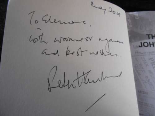 PETER HAWTHORNE - THE KINGS EYE and JOHN VOSTERS ELBOW - AUTOGRAPH BY WRITER