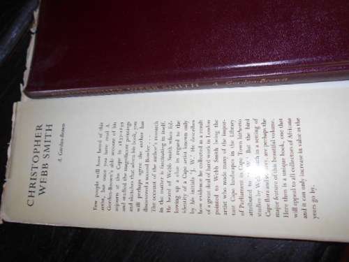 CHRISTOPHER WEBB SMITH - AN ARTIST AT THE CAPE OF GOOD HOPE  1837 - 1839 Rare book