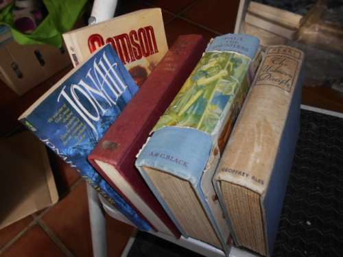 5  BIBLE STORY BOOKS - BIG FISHERMAN,  UNKNOWN DISCIPLE, PAUL THE DAUNTLESS, SAMSON & JONAH