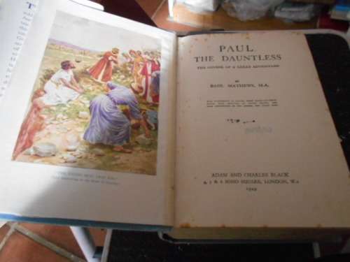 5  BIBLE STORY BOOKS - BIG FISHERMAN,  UNKNOWN DISCIPLE, PAUL THE DAUNTLESS, SAMSON & JONAH