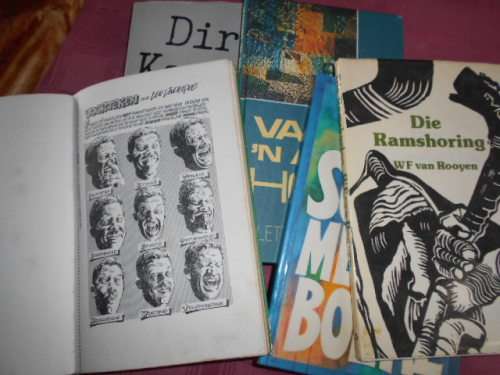 4 KORTVERHAAL STORIEBOEKE - F Rautenbach, AF Kriel, Alet Lubbe, Dirk Kamfer en roman WE van  Rooyen