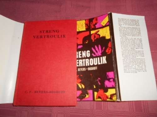 CF BEYERS-BOSHOFF -  STRENG VERTROULIK 1967  -  JP v.d. Walt en Seun hardeband