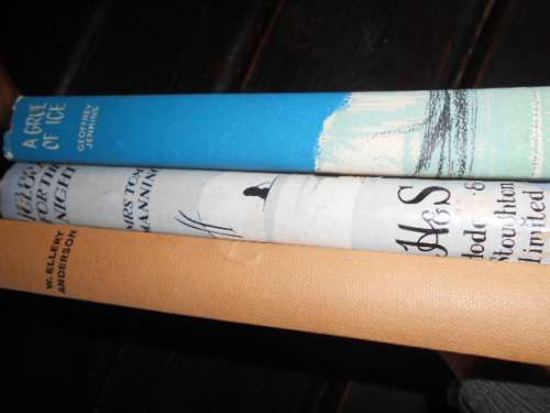 3 BOOKS -  JENKINS - A GRUE OF ICE, IGLOO FOR THE NIGHT, MANNING, EXPEDITION SOUTH - ELLERY