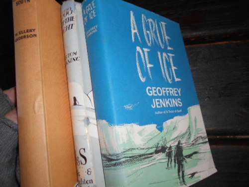 3 BOOKS -  JENKINS - A GRUE OF ICE, IGLOO FOR THE NIGHT, MANNING, EXPEDITION SOUTH - ELLERY