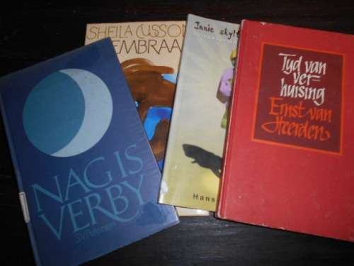 4 GEDIGTEBOEKE -  MEMBRAAN - VERHUISING, NAG IS VERBY and INNIE SKYLTE GRIEKWA