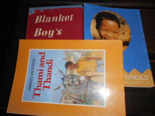 3 BOOKS - L GREEN- KARA`S ROCKS autogr. , F GREATHEAD - Thami Thandi and Blanket boys moon