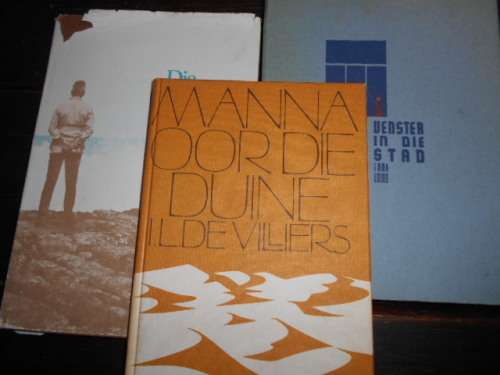 3 GEDIGTE BOEKE - Manna oor duine  (autograp), Wit skuim andVenster in stad Emma Louw