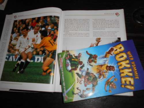 2RUGBY BOOKS - HIER KOMME BOKKE and The Carling Years  ENGLAND RUGBY Mick Cleary