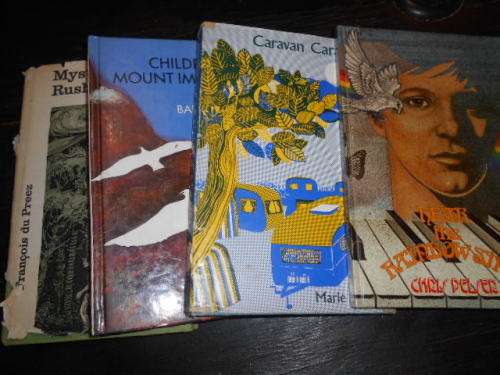 4 BOOKS -CHILDREN MOUNT IMPERANI,  HEAR RAINBOW SING, CARAVAN CARAVEL and MYSTERY RUSHING WATERS