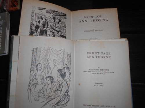 2 BOOKS - R BERTRAM - SCOOP FOR ANN THORNE and FRONT PAGE ANN THORNE