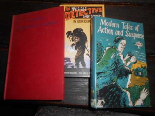 3 BOOKS THE INVISIBLE DETECTIVE GHOST SOLDIERS, 20 ADVENTURE STORIES