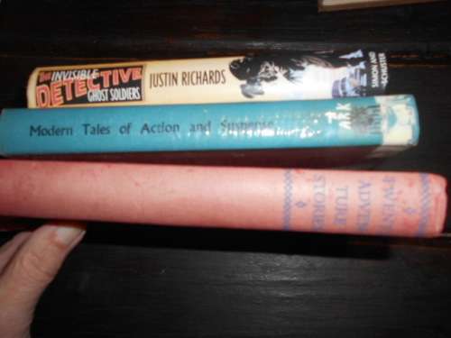3 BOOKS THE INVISIBLE DETECTIVE GHOST SOLDIERS, 20 ADVENTURE STORIES