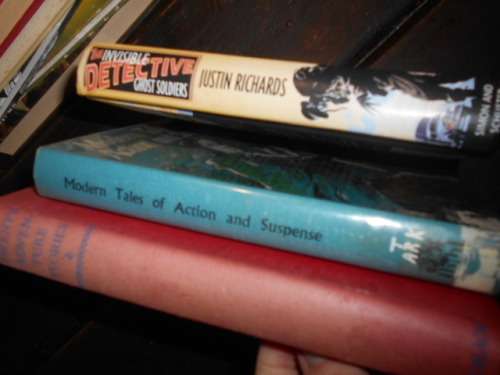 3 BOOKS THE INVISIBLE DETECTIVE GHOST SOLDIERS, 20 ADVENTURE STORIES