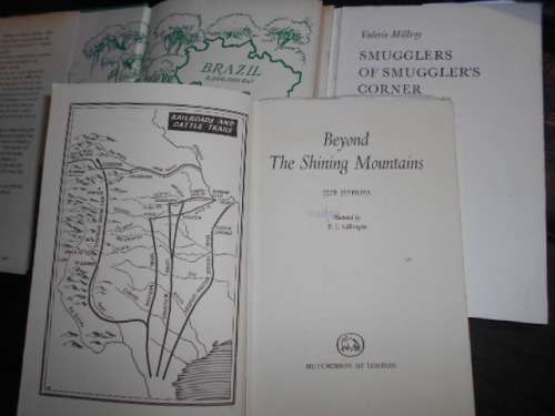 3  BOOKS - Beyond shining mountains, smugglers of Smugglers corner,  mystery of  gold mines