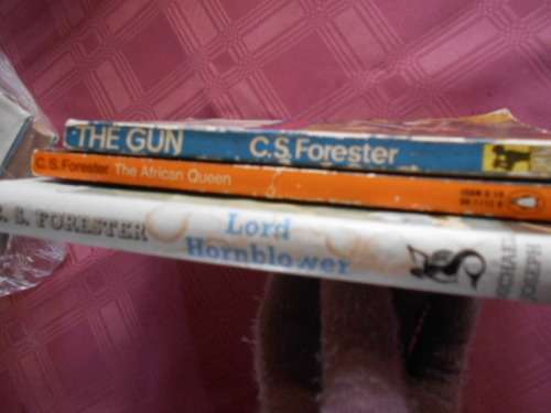 CS FORESTER -   3 BOOKS -    AFRICAN QUEEN  1977: LORD HORNBLOWER and THE GUN