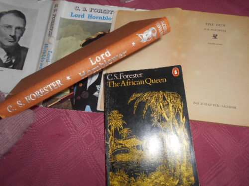 CS FORESTER -   3 BOOKS -    AFRICAN QUEEN  1977: LORD HORNBLOWER and THE GUN