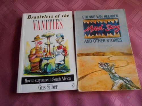 2 SOFTBACKS  -  SILBER BRAAIVLEIS OF THE VANITIES and MAD DOG - E VAN HEERDEN 1992