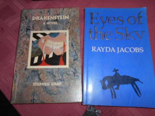 2 SOFTBACK BOOKS Rayda Jacobs -  Eyes of the Sky and DRAKENSTEIN - Stephen Gray