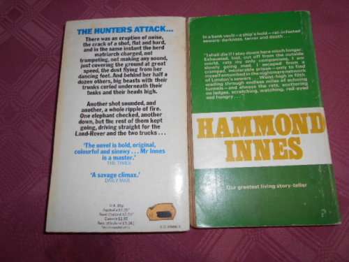 2 SOFTBACK BOOKS  OF HAMMOND INNES  - TROJAN HORSE AND THE BIG FOOTPRINTS