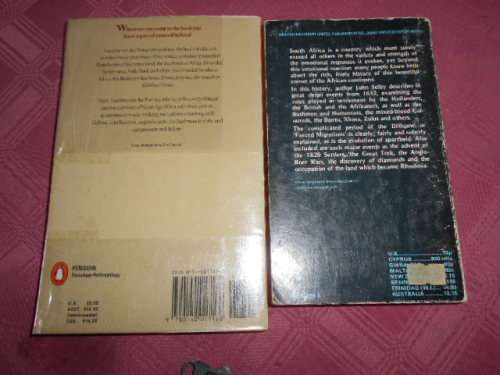 2  BOOKS- J SELBY - SHORT HISTORY SOUTH AFRCA  +  LOST WORLD KALAHARI v.d Post & short history of SA