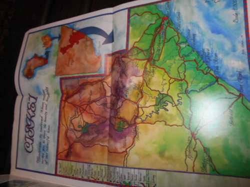 CISKEY - GENERAL INFORMATION, and TOURING CONTOUR  GUIDE WITH FOLDOUT MAP ILLUS SOFTBACK