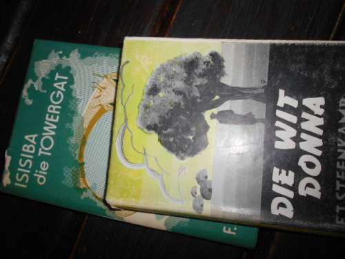 2 Boeke FJ Steenkamp - Die wit Donna and  Isisiba die Towergat 1977 1ste ed.