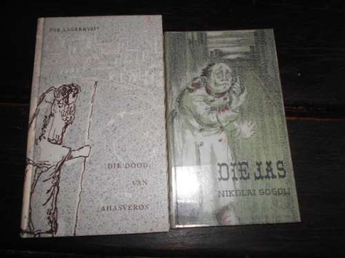 2 boeke -  Par Lagerkvist - Die dood van Ahasveros 1963   en Die Jas - Nikolai Gogolj