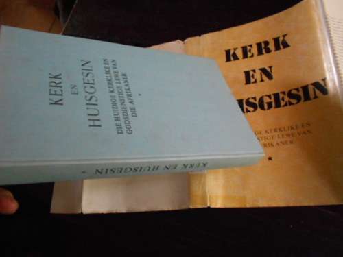 PROF. G CRONJE:     DEEL 1 KERK EN HUISGESIN  1958 (KERK EN VOLK REEKS)