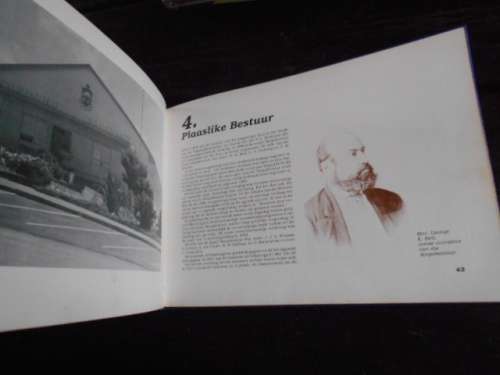 SARAH KLEYNHANS - NAPIER 150 FEES (1838-1988 NO 012) GENOMMERDE  GEDENKBOEK NAKLIP BODEM