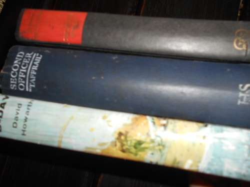 3 old WAR BOOKS TAFFRAIL - SECOND OFFICER , BENITO MUSSOLINI  and DAWN OF D-DAY