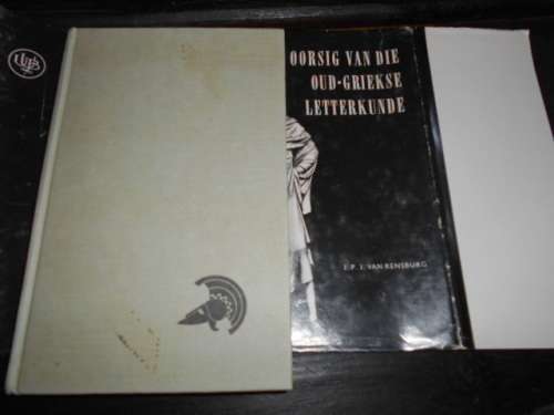 IPJ VAN RENSBURG - `OORSIG VAN DIE OUD-GRIEKSE LETTERKUNDE - 1969 UNIVERSITEITSUITG