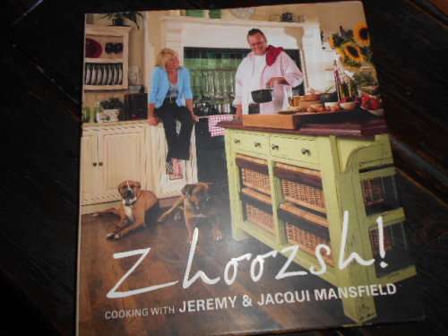 ZHOOZSH - COOKING WITH JEREMY and JACQUI MANSFIELD -  ILLUS HARDB and DUSTCOVER