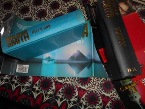 2 WILBUR SMITH   -   MONSOON and RIVER GOD  - BCA HARDBACK BOOKS WITH DUSTCOVERS