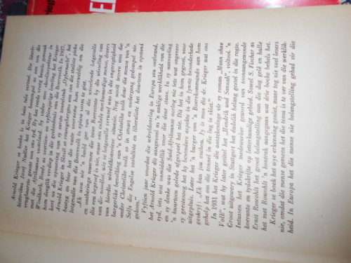 ARNOLD KRIEGER - MAN SONDER VOLK  1965 Afrikaanse pers-boekhandel Johannesburg