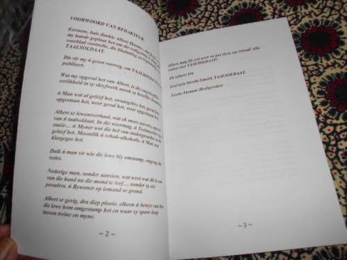 ALBERT HARMSE - TAALSOLDAAT 2013 -  GEDIGTEBOEK - SOLOVLUG - SAGTEBAND