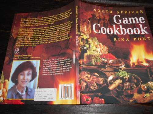 RINA PONT - SOUTH AFRICN GAME COOKBOOK  HUMAN and ROUSSEAU